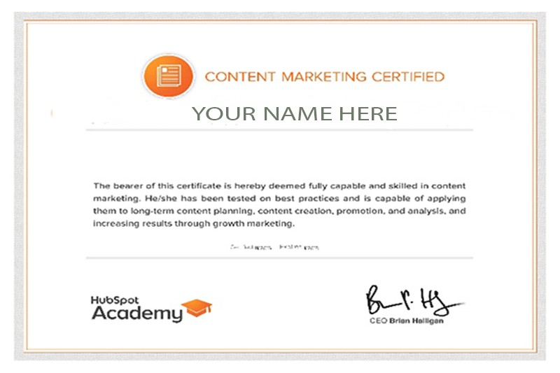 digital marketing certificate online