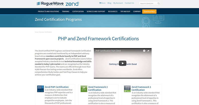 web development certificates