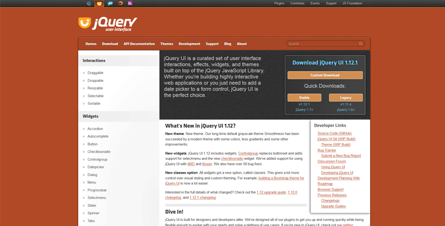 jquery best web development tools list for web designers