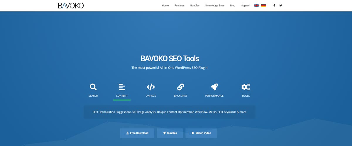best seo plugin wordpress - bavoko seo tools